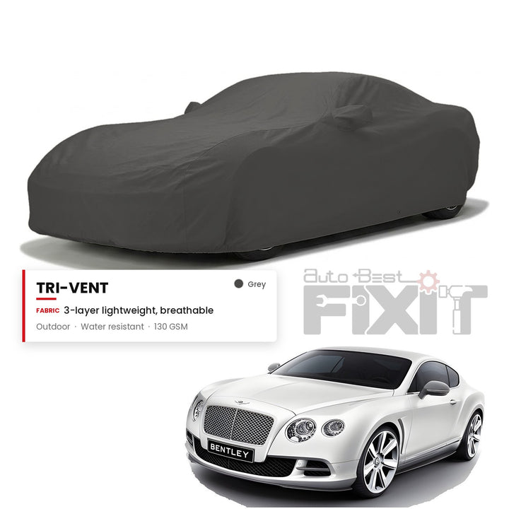 Bentley Continental GT Car Body Cover Waterproof, Scratch Proof with Cotton Lining, Mirror & Antenna Pockets