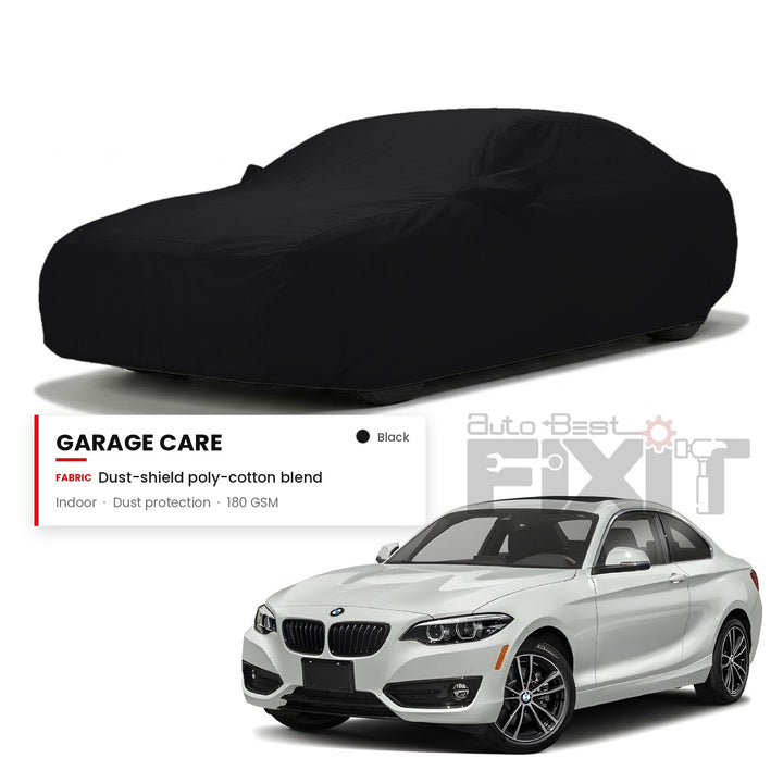 BMW 2 Series Car Body Cover Waterproof, Scratch Proof with Cotton Lining, Mirror & Antenna Pockets