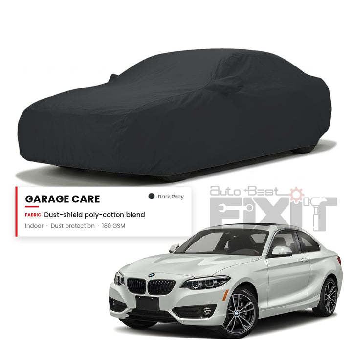 BMW 2 Series Car Body Cover Waterproof, Scratch Proof with Cotton Lining, Mirror & Antenna Pockets