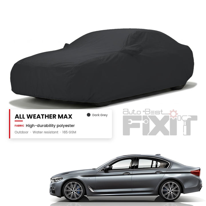 BMW 5 Series 2017-2024 Car Body Cover Waterproof, Scratch Proof with Cotton Lining, Mirror & Antenna Pockets