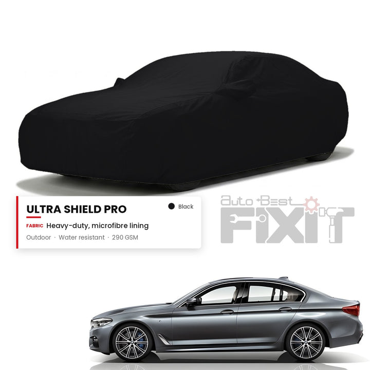 BMW 5 Series 2017-2024 Car Body Cover Waterproof, Scratch Proof with Cotton Lining, Mirror & Antenna Pockets