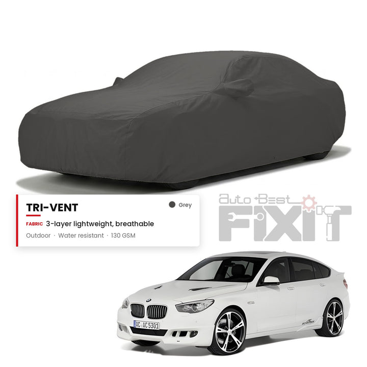 BMW 5 Series GT Car Body Cover Waterproof, Scratch Proof with Cotton Lining, Mirror & Antenna Pockets
