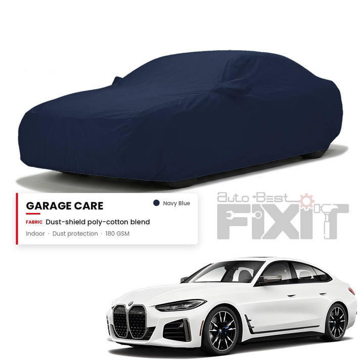 BMW i4 Car Body Cover Waterproof, Scratch Proof with Cotton Lining, Mirror & Antenna Pockets