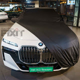 BMW i7 Car Body Cover Waterproof, Scratch Proof with Cotton Lining, Mirror & Antenna Pockets