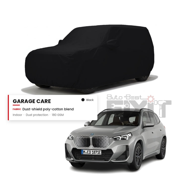BMW iX1 Car Body Cover Waterproof, Scratch Proof with Cotton Lining, Mirror & Antenna Pockets