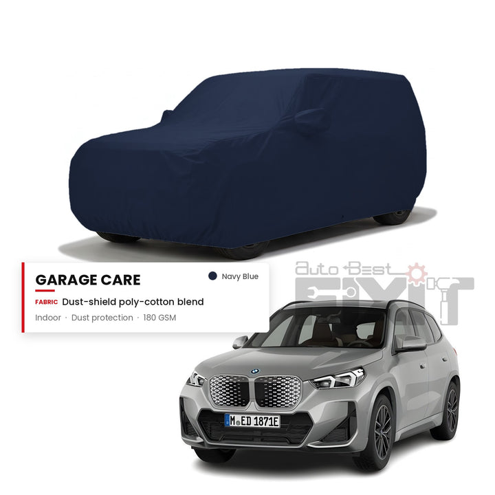 BMW iX1 Car Body Cover Waterproof, Scratch Proof with Cotton Lining, Mirror & Antenna Pockets