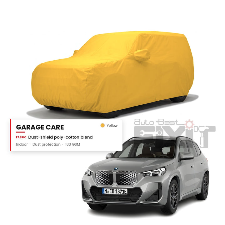BMW iX1 Car Body Cover Waterproof, Scratch Proof with Cotton Lining, Mirror & Antenna Pockets