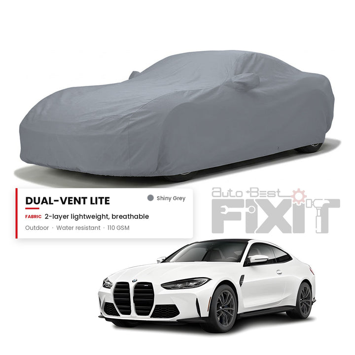BMW M4 Car Body Cover Waterproof, Scratch Proof with Cotton Lining, Mirror & Antenna Pockets