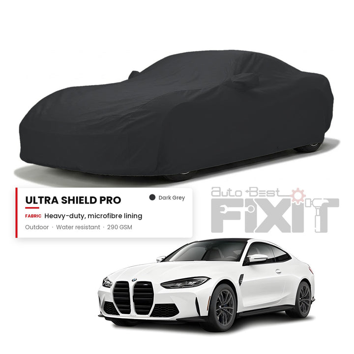 BMW M4 Car Body Cover Waterproof, Scratch Proof with Cotton Lining, Mirror & Antenna Pockets