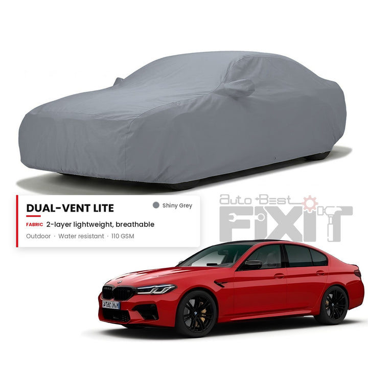 BMW M5 Car Body Cover Waterproof, Scratch Proof with Cotton Lining, Mirror & Antenna Pockets