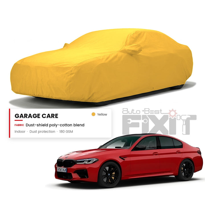 BMW M5 Car Body Cover Waterproof, Scratch Proof with Cotton Lining, Mirror & Antenna Pockets