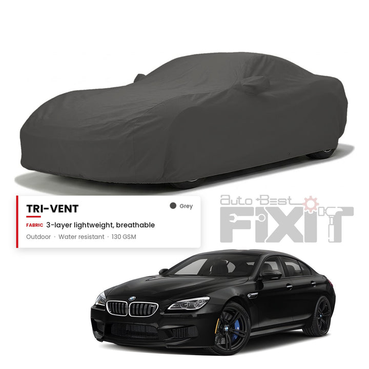 BMW M6 Car Body Cover Waterproof, Scratch Proof with Cotton Lining, Mirror & Antenna Pockets