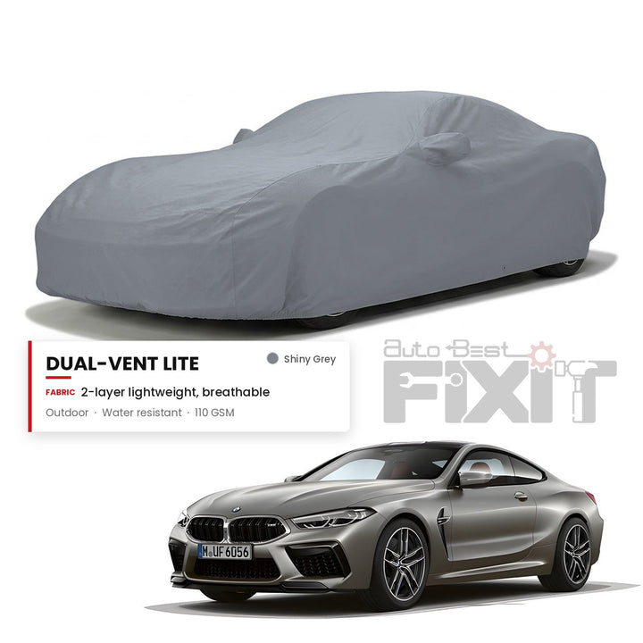 BMW M8 Car Body Cover Waterproof, Scratch Proof with Cotton Lining, Mirror & Antenna Pockets