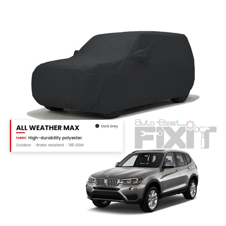 BMW X5 Car Body Cover Waterproof, Scratch Proof with Cotton Lining, Mirror & Antenna Pockets