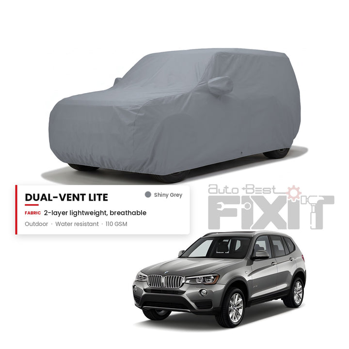 BMW X5 Car Body Cover Waterproof, Scratch Proof with Cotton Lining, Mirror & Antenna Pockets