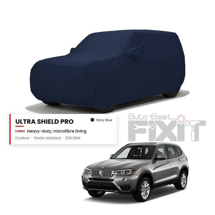 BMW X5 Car Body Cover Waterproof, Scratch Proof with Cotton Lining, Mirror & Antenna Pockets