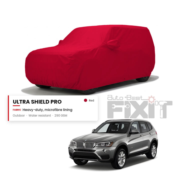 BMW X5 Car Body Cover Waterproof, Scratch Proof with Cotton Lining, Mirror & Antenna Pockets