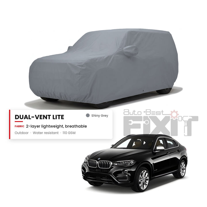 BMW X6 Car Body Cover Waterproof, Scratch Proof with Cotton Lining, Mirror & Antenna Pockets