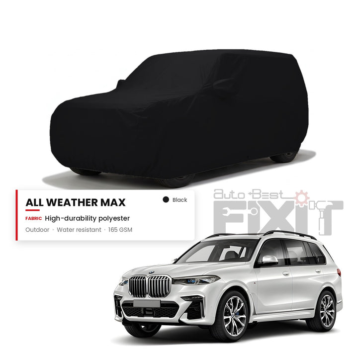BMW X7 Car Body Cover Waterproof, Scratch Proof with Cotton Lining, Mirror & Antenna Pockets