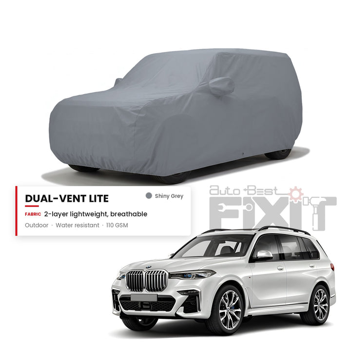 BMW X7 Car Body Cover Waterproof, Scratch Proof with Cotton Lining, Mirror & Antenna Pockets
