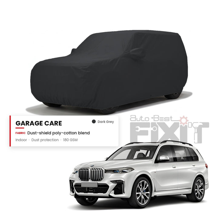 BMW X7 Car Body Cover Waterproof, Scratch Proof with Cotton Lining, Mirror & Antenna Pockets