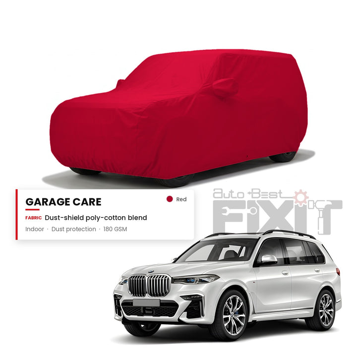 BMW X7 Car Body Cover Waterproof, Scratch Proof with Cotton Lining, Mirror & Antenna Pockets