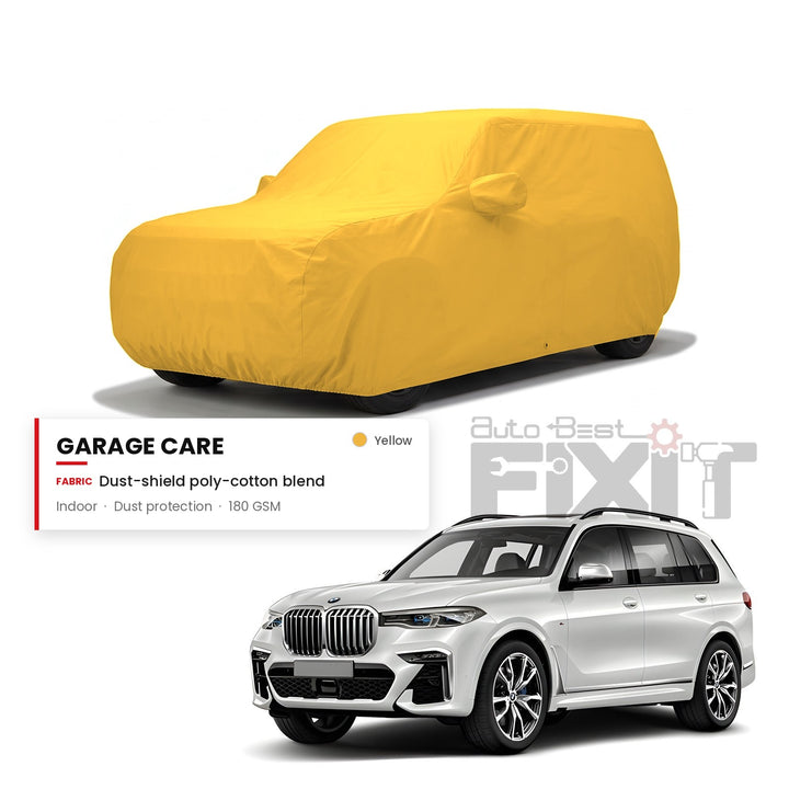 BMW X7 Car Body Cover Waterproof, Scratch Proof with Cotton Lining, Mirror & Antenna Pockets