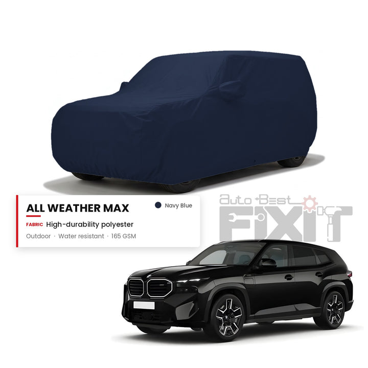 BMW XM Car Body Cover Waterproof, Scratch Proof with Cotton Lining, Mirror & Antenna Pockets