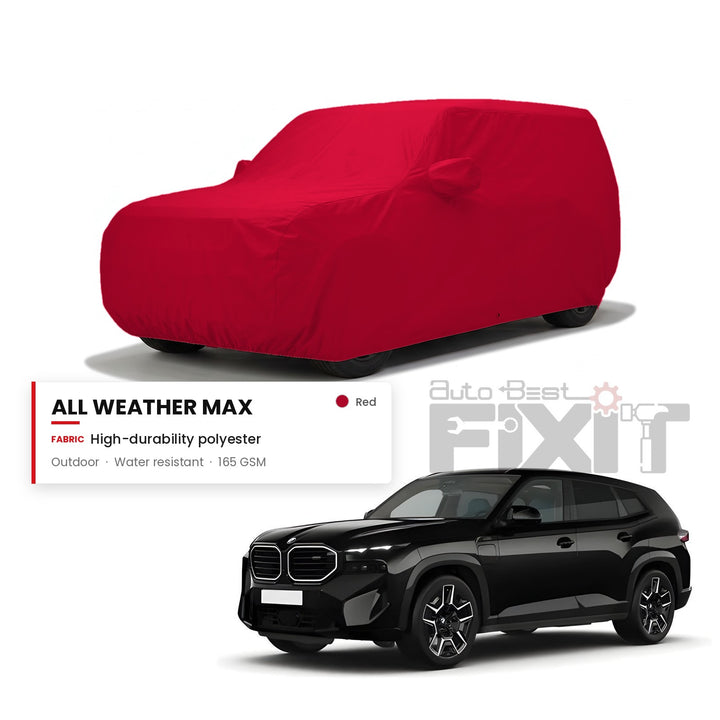 BMW XM Car Body Cover Waterproof, Scratch Proof with Cotton Lining, Mirror & Antenna Pockets