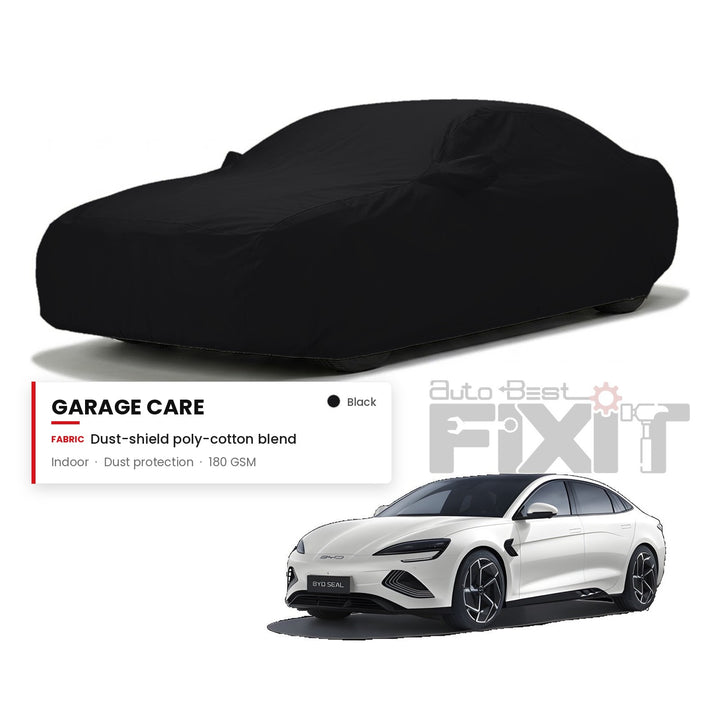 BYD Seal Car Body Cover Waterproof, Scratch Proof with Cotton Lining, Mirror & Antenna Pockets