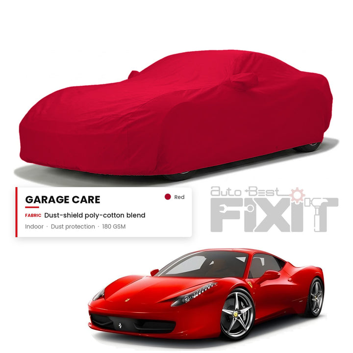 Ferrari 458 Italia Car Body Cover Waterproof, Scratch Proof with Cotton Lining, Mirror & Antenna Pockets