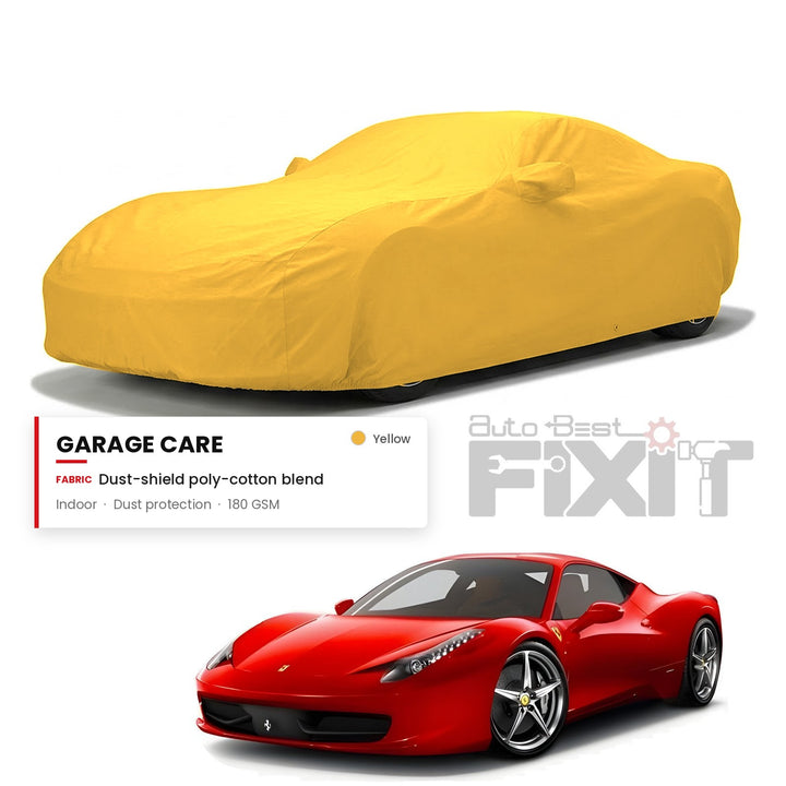 Ferrari 458 Italia Car Body Cover Waterproof, Scratch Proof with Cotton Lining, Mirror & Antenna Pockets