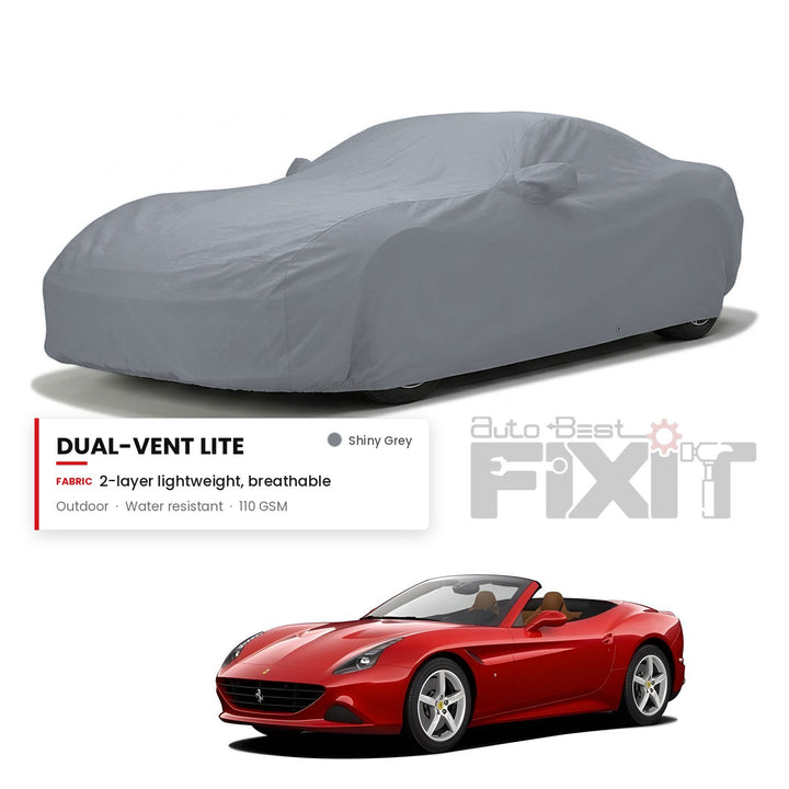 Ferrari California Car Body Cover Waterproof, Scratch Proof with Cotton Lining, Mirror & Antenna Pockets
