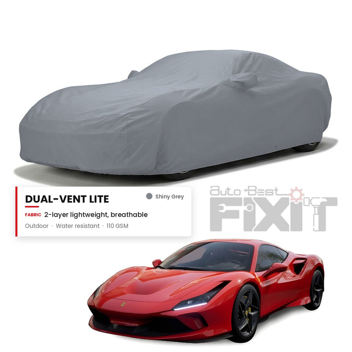 Ferrari F8 Tributo Car Body Cover Waterproof, Scratch Proof with Cotton Lining, Mirror & Antenna Pockets
