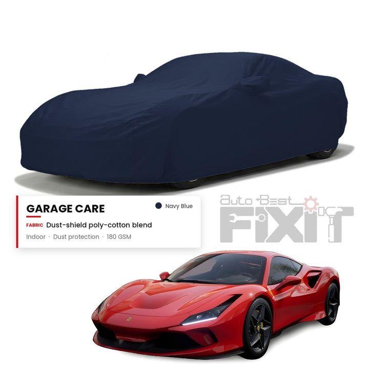 Ferrari F8 Tributo Car Body Cover Waterproof, Scratch Proof with Cotton Lining, Mirror & Antenna Pockets