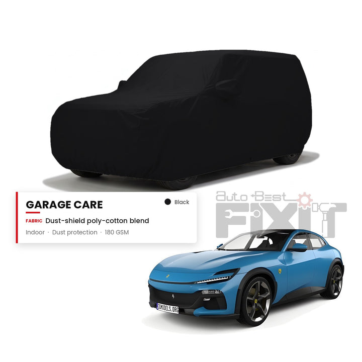 Ferrari Purosangue Car Body Cover Waterproof, Scratch Proof with Cotton Lining, Mirror & Antenna Pockets