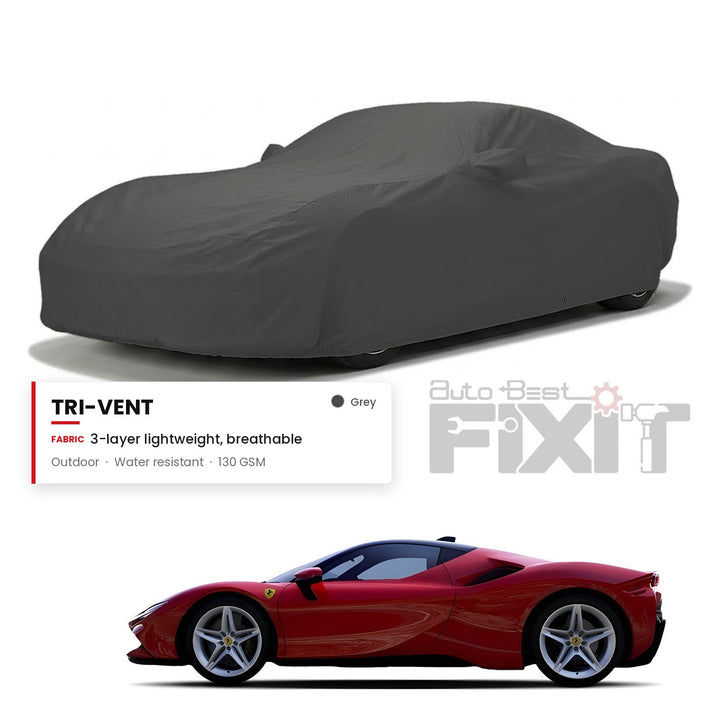 Ferrari SF90 Car Body Cover Waterproof, Scratch Proof with Cotton Lining, Mirror & Antenna Pockets