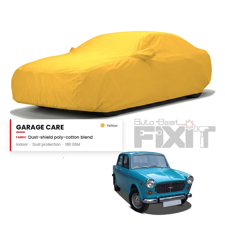 Fiat Padmini Car Body Cover Waterproof, Scratch Proof with Cotton Lining, Mirror & Antenna Pockets