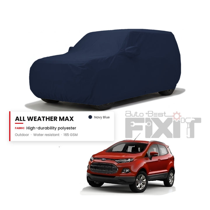 Ford Ecosport Car Body Cover Waterproof, Scratch Proof with Cotton Lining, Mirror & Antenna Pockets