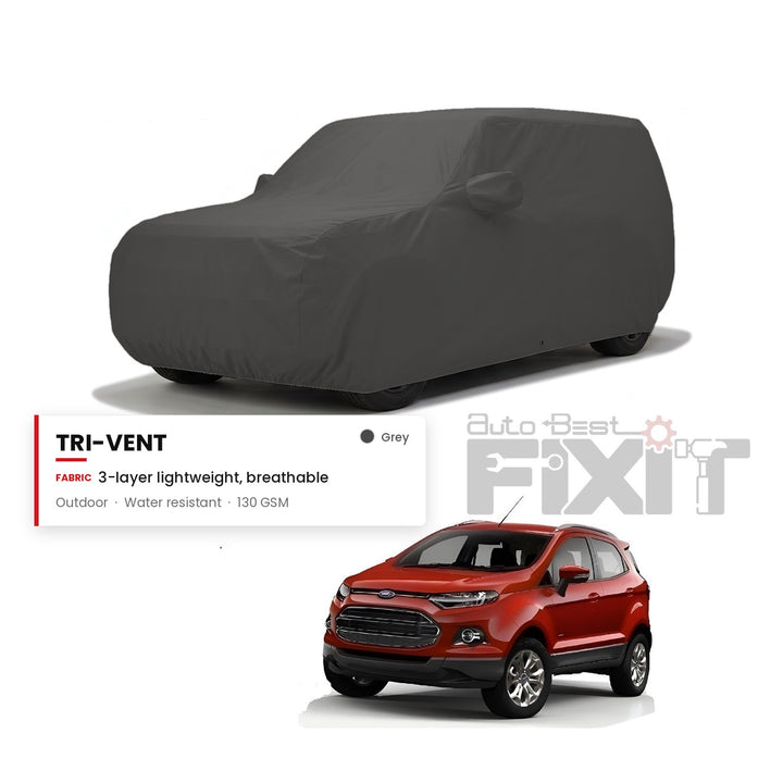 Ford Ecosport Car Body Cover Waterproof, Scratch Proof with Cotton Lining, Mirror & Antenna Pockets