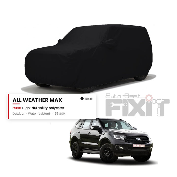 Ford Endeavour Car Body Cover Waterproof, Scratch Proof with Cotton Lining, Mirror & Antenna Pockets