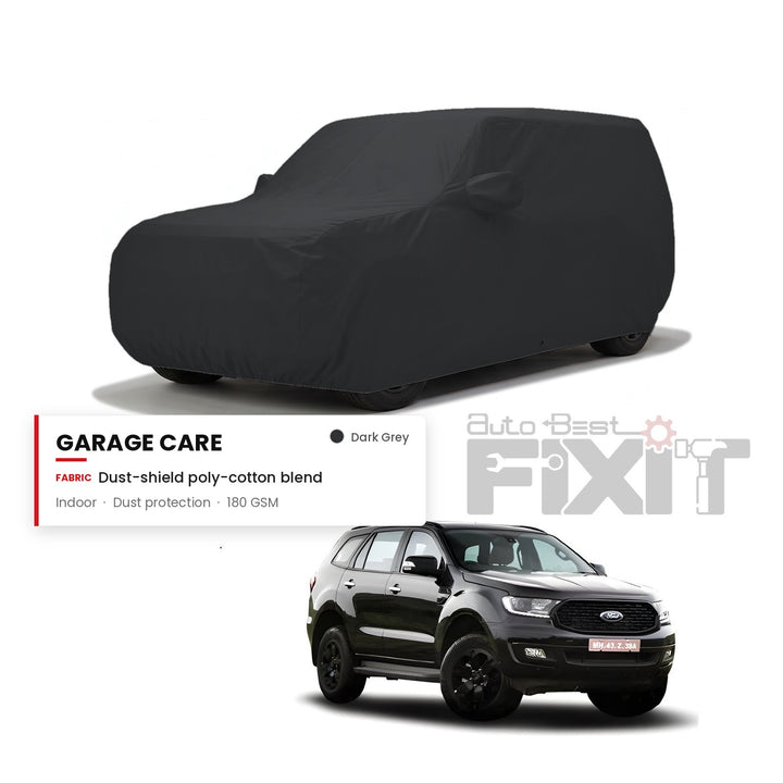 Ford Endeavour Car Body Cover Waterproof, Scratch Proof with Cotton Lining, Mirror & Antenna Pockets