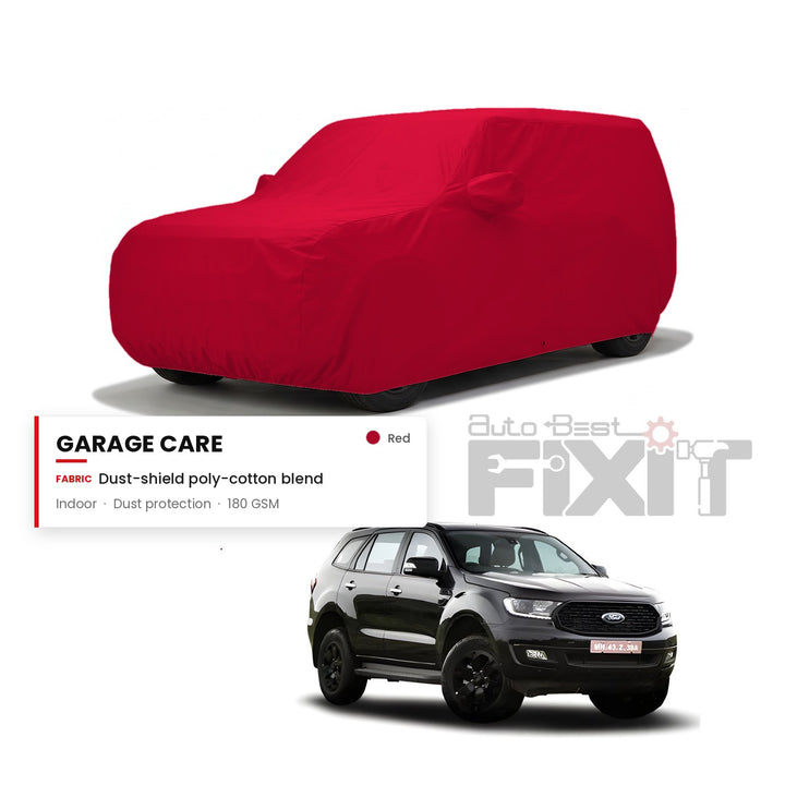 Ford Endeavour Car Body Cover Waterproof, Scratch Proof with Cotton Lining, Mirror & Antenna Pockets