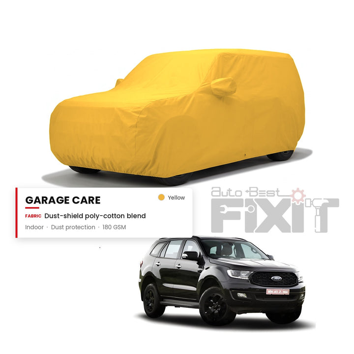 Ford Endeavour Car Body Cover Waterproof, Scratch Proof with Cotton Lining, Mirror & Antenna Pockets