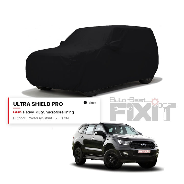 Ford Endeavour Car Body Cover Waterproof, Scratch Proof with Cotton Lining, Mirror & Antenna Pockets