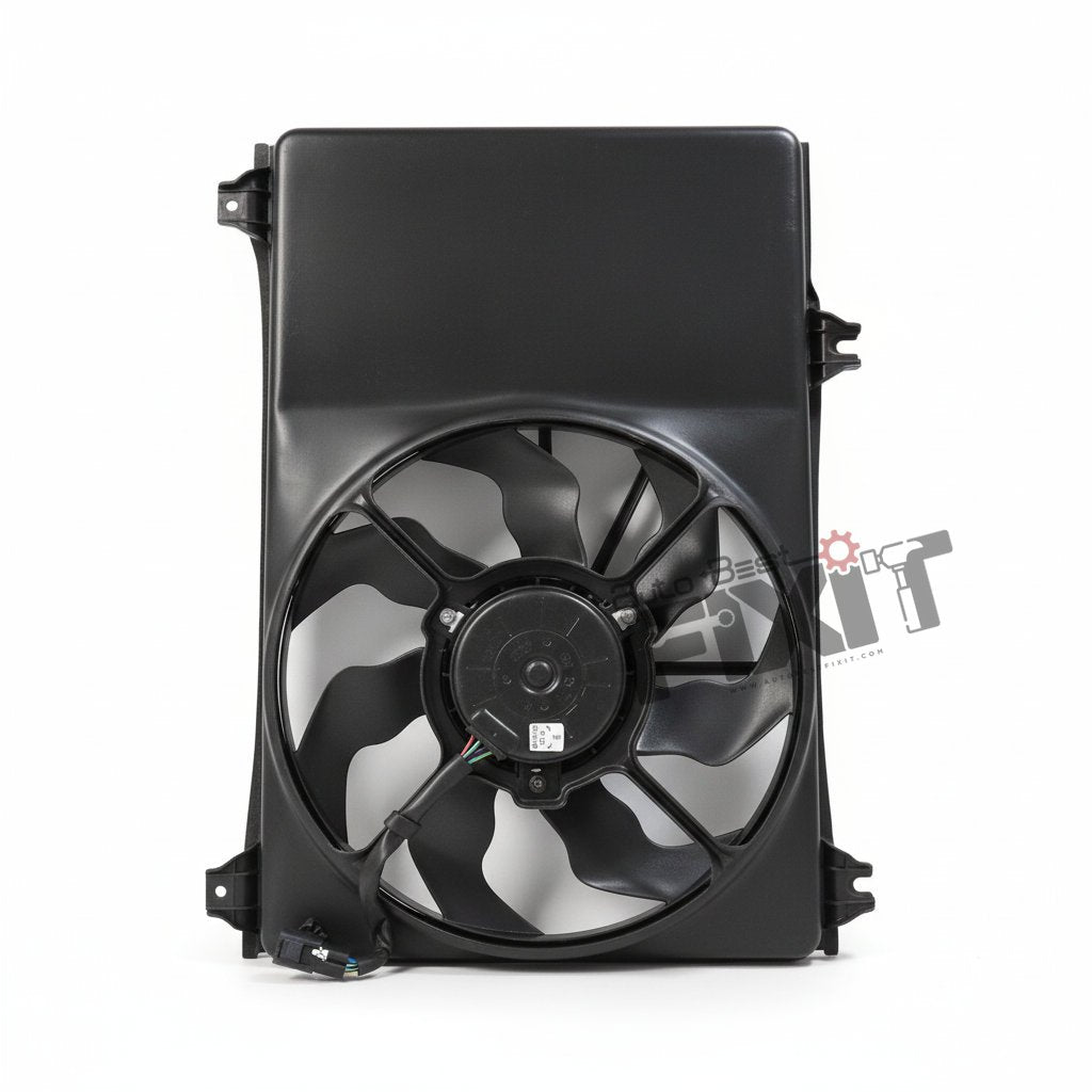 HANON RADIATOR FAN ASSEMBLY-SWIFT PTL(75J00) 1ST GEN 2005-2011/SWIFT DZIRE 1ST GEN 2008-2012 Compatible with MARUTI SWIFT Vehicle