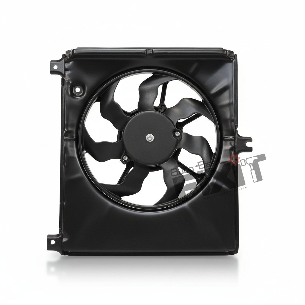 HANON RADIATOR FAN ASSEMBLY (METAL)-ALTO K10 1ST GEN 2010-2014/WAGON R(K SERIES 67L) 2ND GEN 2010-2018 Compatible with MARUTI ALTO K10 Vehicle