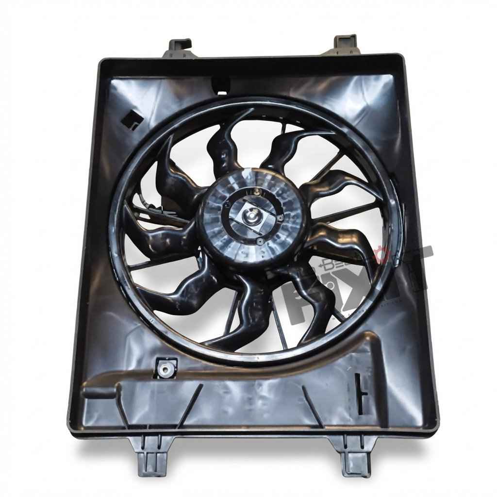 HANON RADIATOR FAN ASSEMBLY-SUPER CARRY 2016-2020 Compatible with MARUTI SUPER CARRY 2DR Vehicle