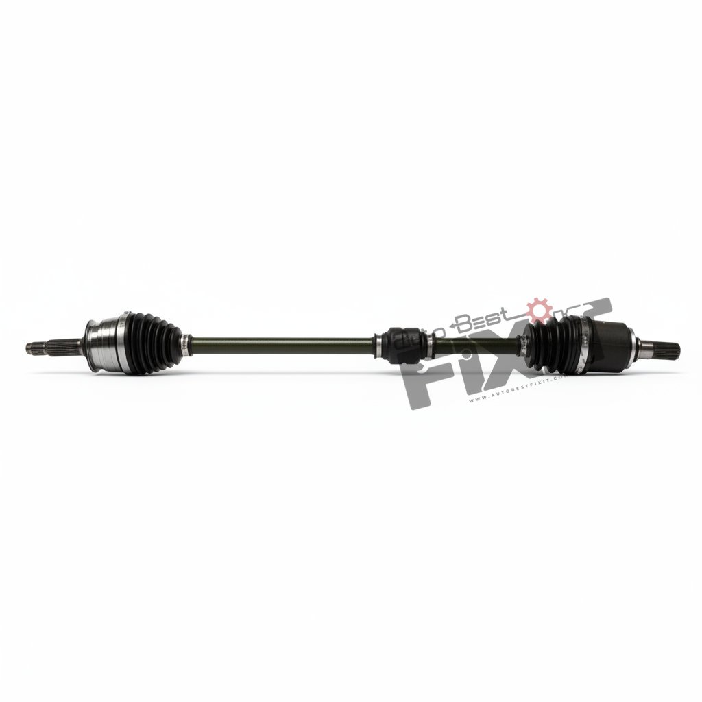 High-performance drive shaft (rh) replacement for I10 1st Gen 2008-2013 showing heavy-duty connector pins and clean unit housing assembly.