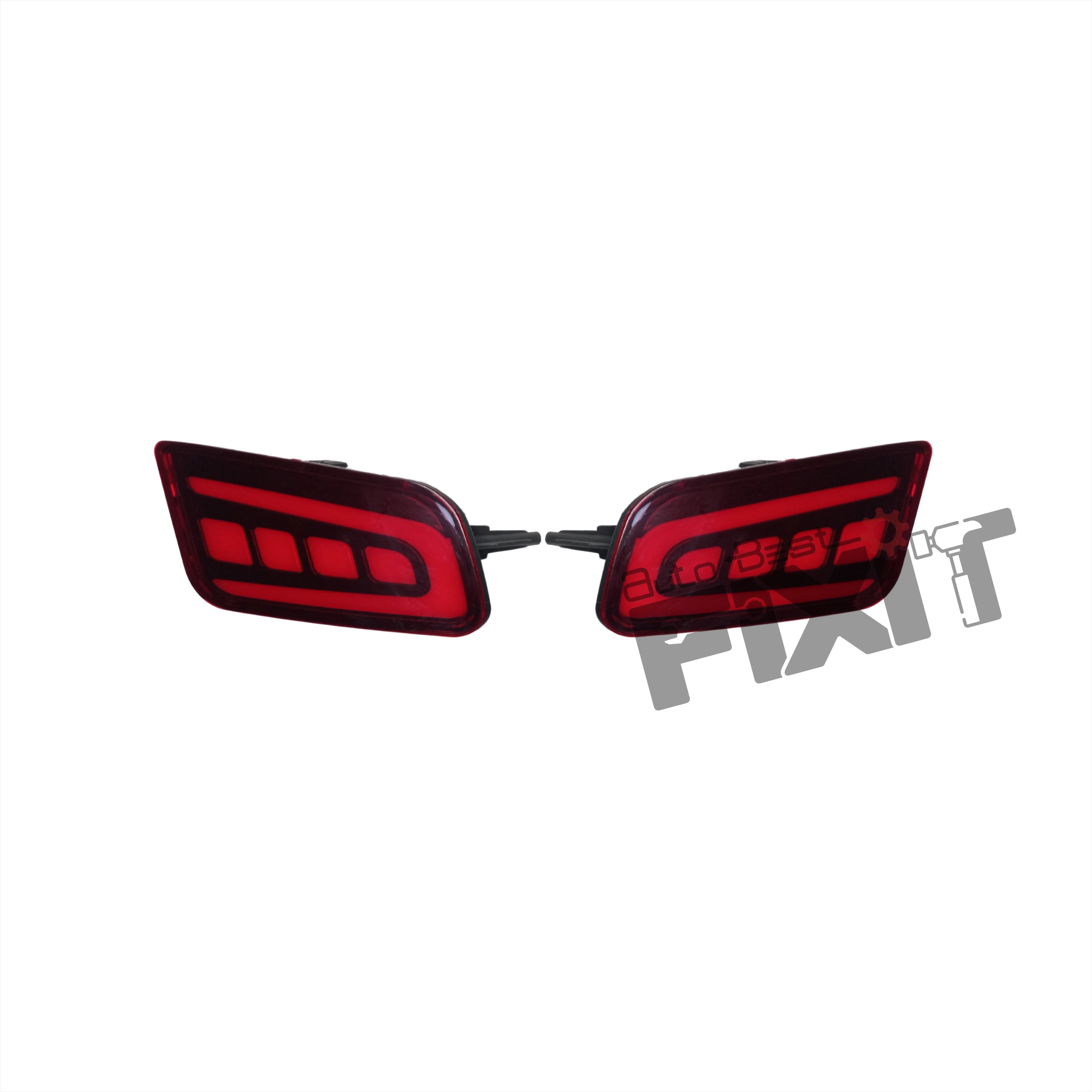 AutoStylenn Ford Endeavors 2016 ~ Bumper Reflector Matrix Compatible with FORD Endeavour Vehicle